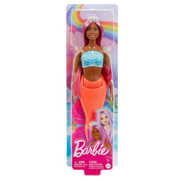 Barbie Dreamtopia Mermaid Doll With Pink And Red Hair
