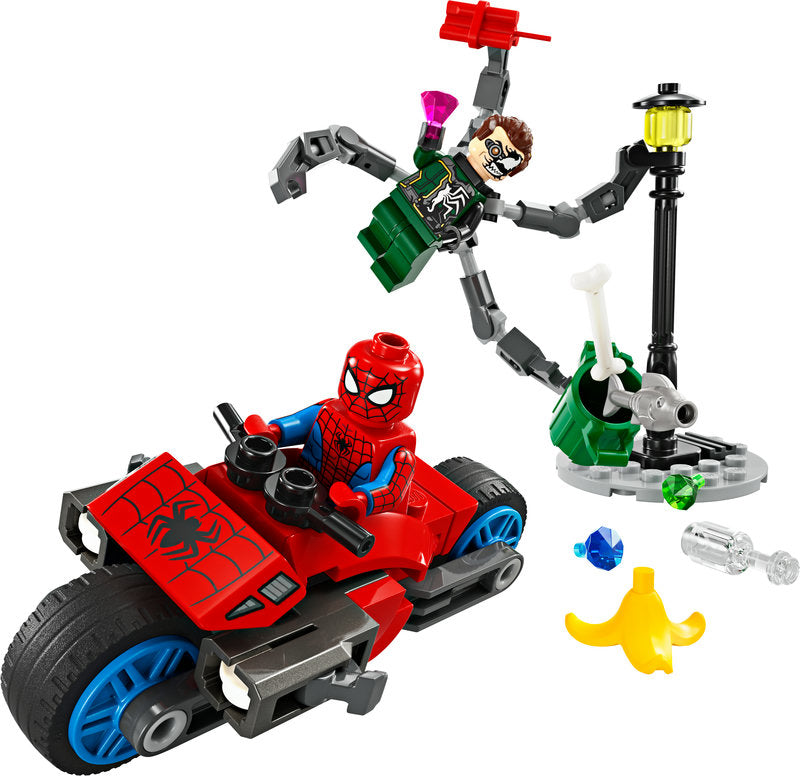 Lego® Marvel Motorcycle Chase: Spider-Man Vs. Doc Ock 76275