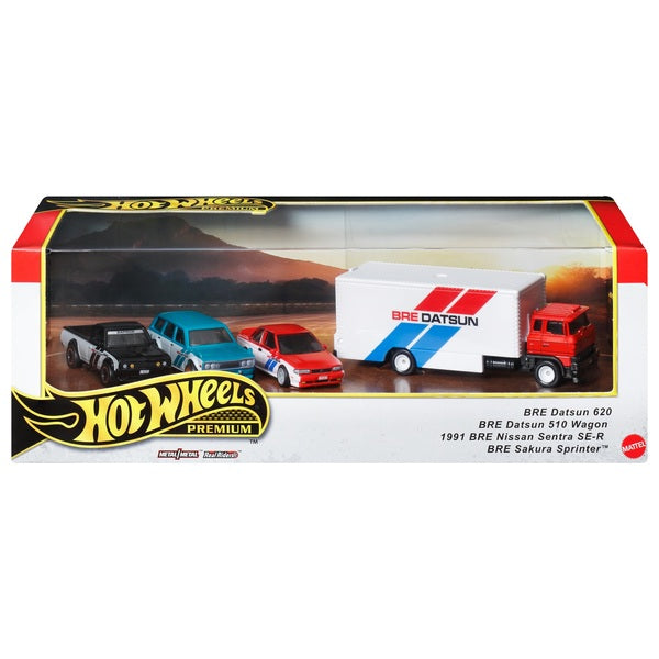 Hot Wheels Premium Brock Racing Enterprises (Bre) Collector Display 4 Pack