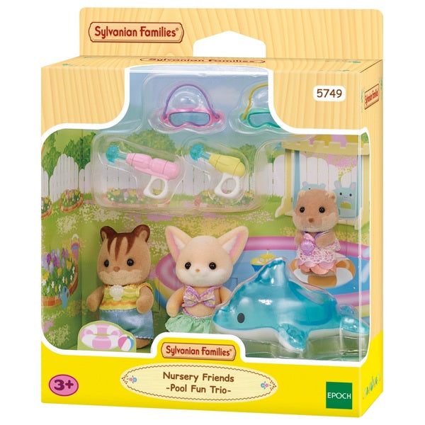 Sylvanian Families Nursery Friends Pool Fun Trio Pack