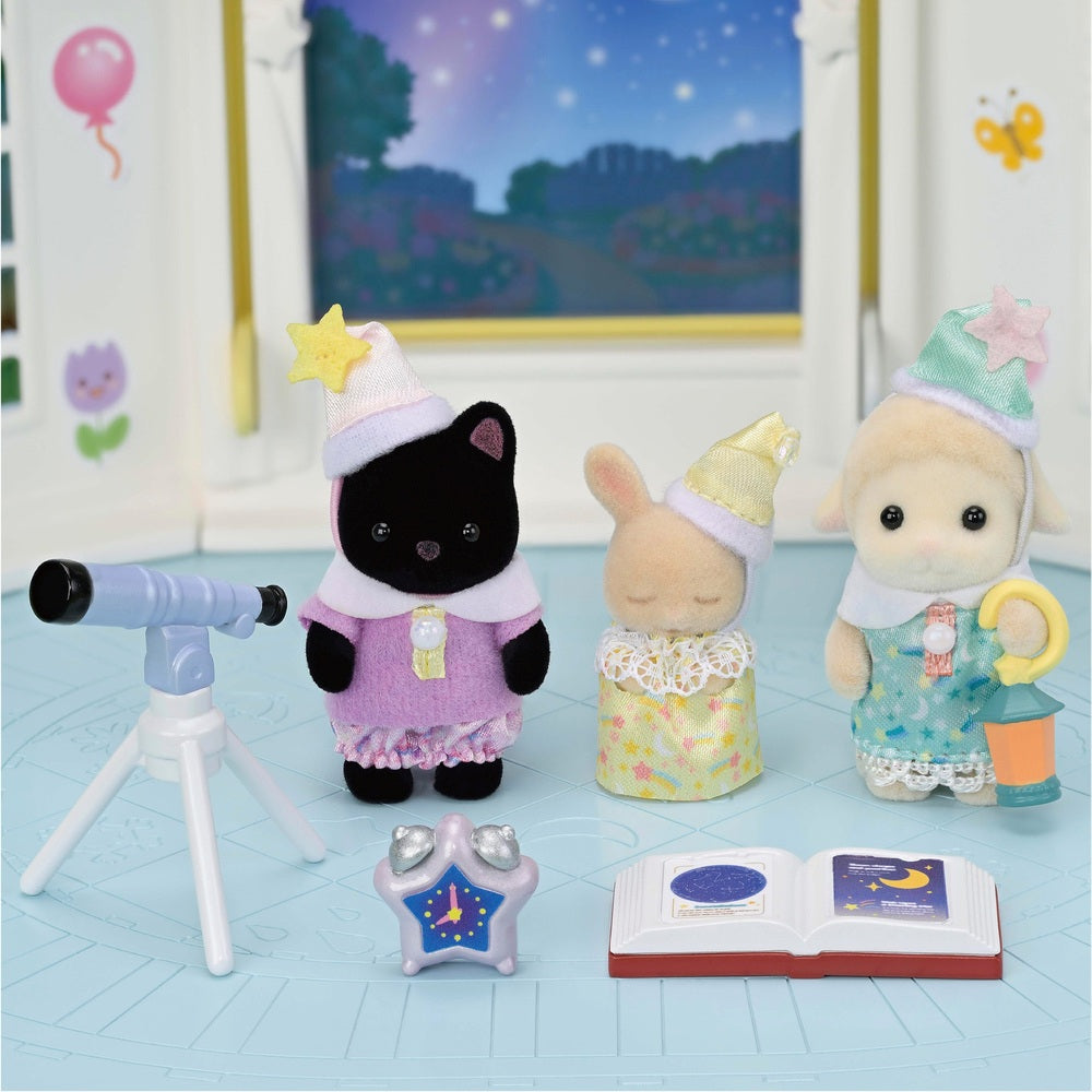 Sylvanian Families Nursery Friends Sleepover Party Trio Pack