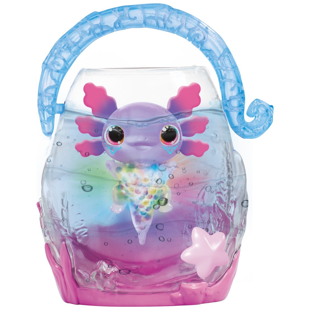 Animagic Let's Glo Axolotl Bubble Reef Set