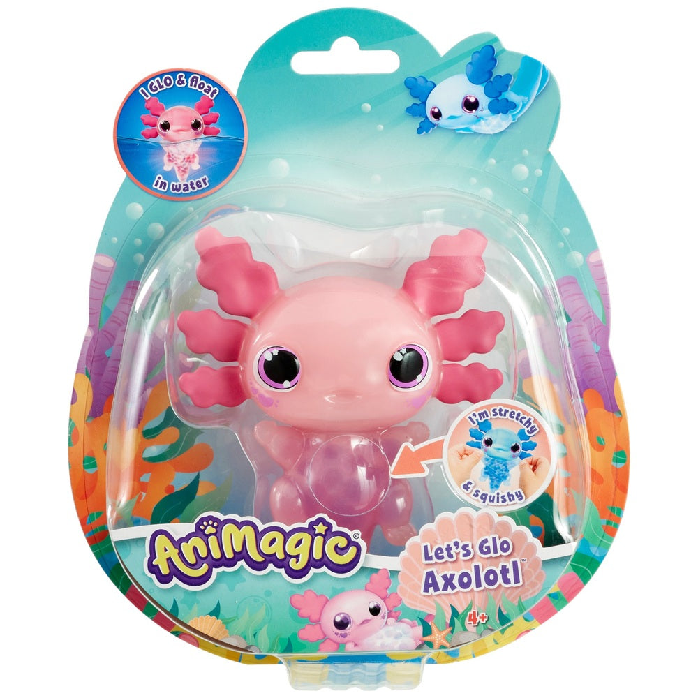 Animagic Let's Glo Pink Axolotl