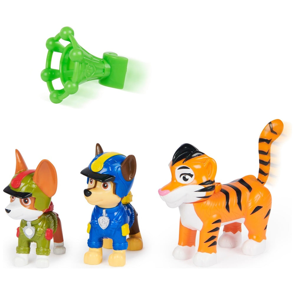 Paw Patrol Jungle Pups Figures 3 Pack Chase, Tracker And Tiger