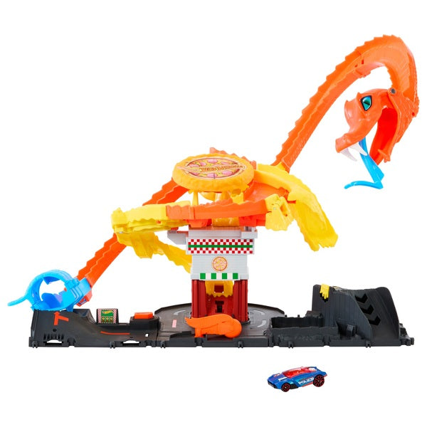 Hot Wheels City Let's Race Netflix - Cobra Slam Pizza Attack Set
