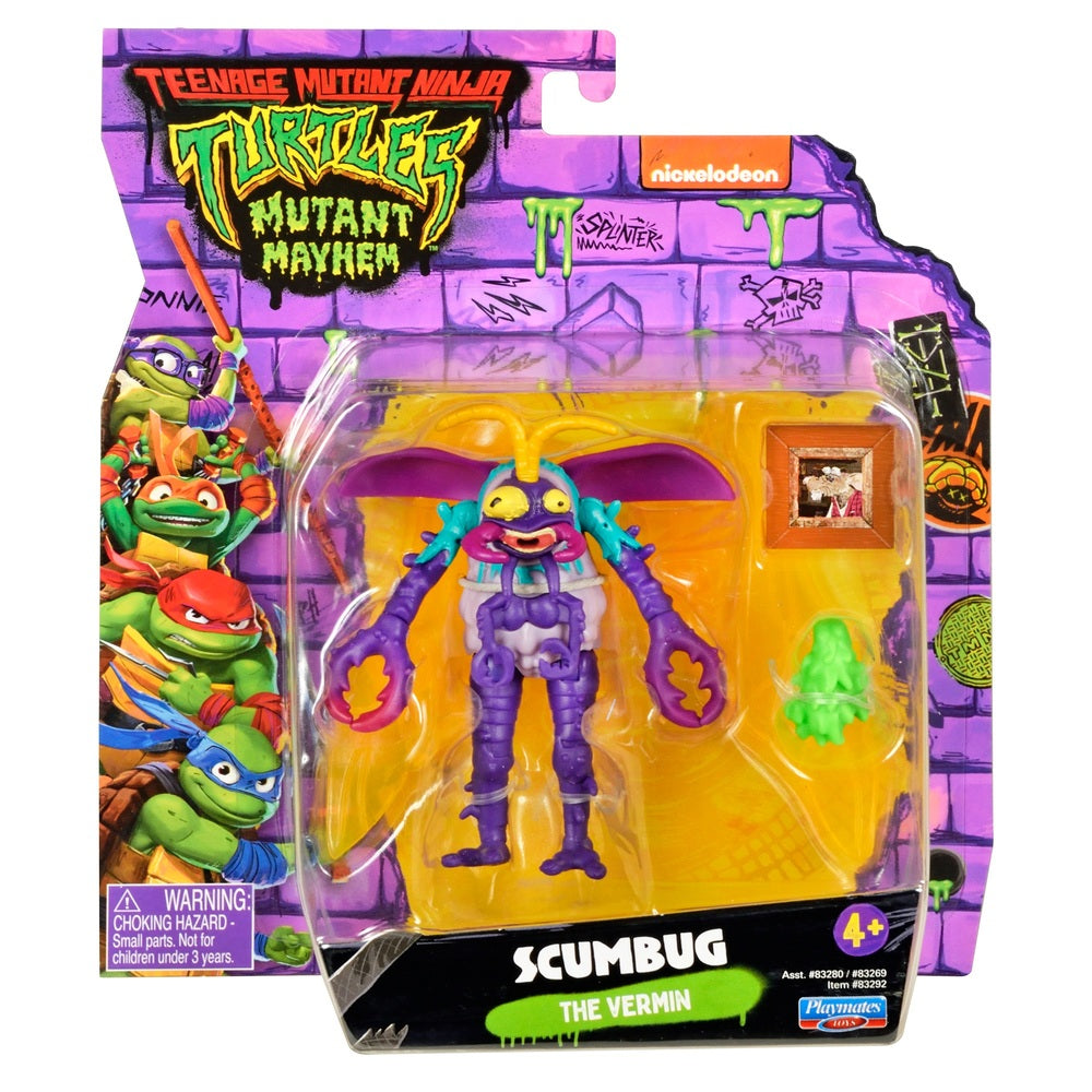 Teenage Mutant Ninja Turtles Mutant Mayhem 10Cm Figure - Scumbug The Vermin