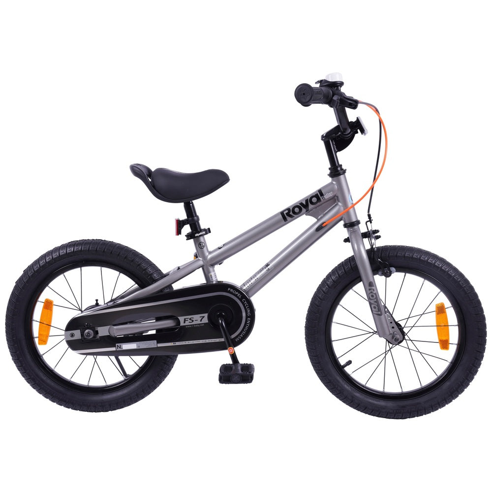 16 Inch Royalbaby Fs-7 Bike In Silver