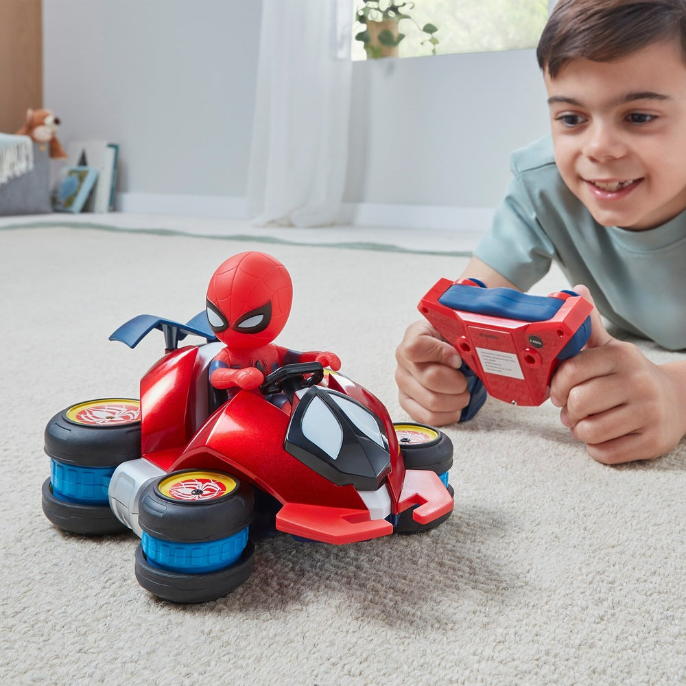 Remote Control Marvel Spider-Man Stunt Car