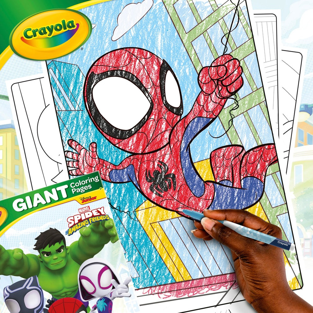 Crayola Spidey Amazing Friends Giant Colouring Pages