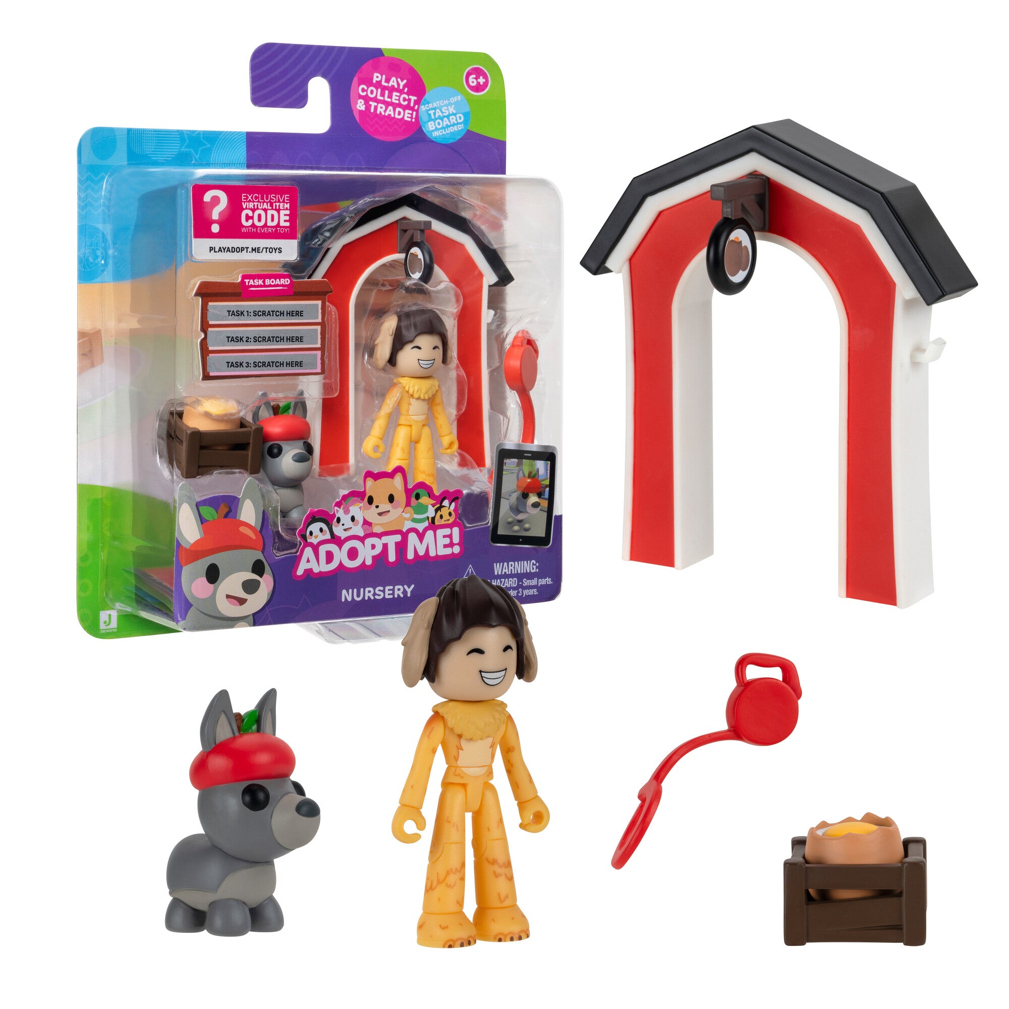 Adopt Me! Nursery - 2 Figure Friends Pack - Exclusive Virtual Item Code Included