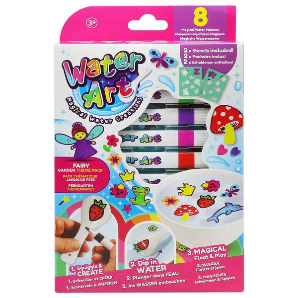 Water Art Fairy Garden 8 Pack Water Markers With Spoon