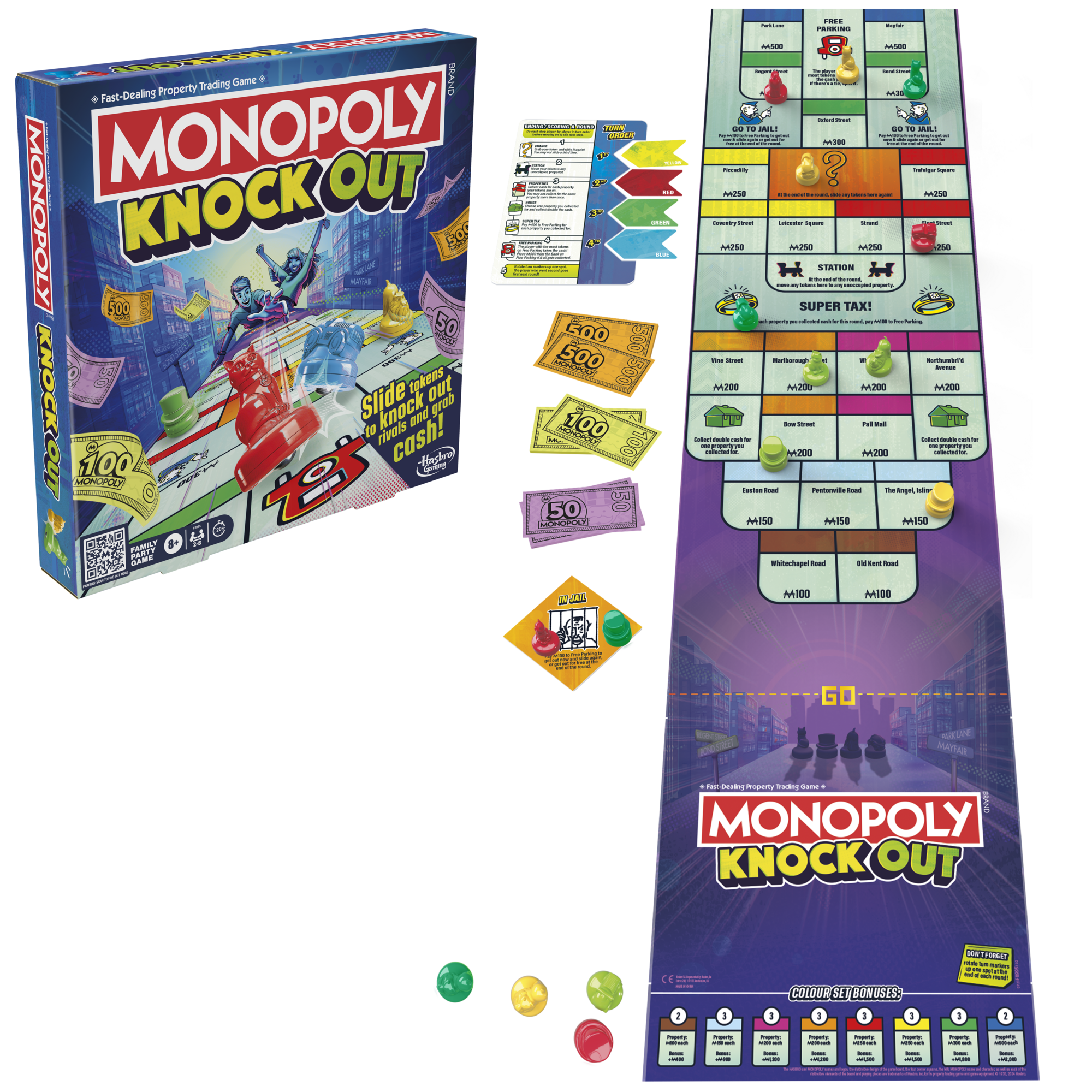 Monopoly Knockout Board Game