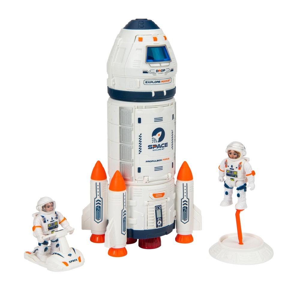 Space Rocket With Figures Playset
