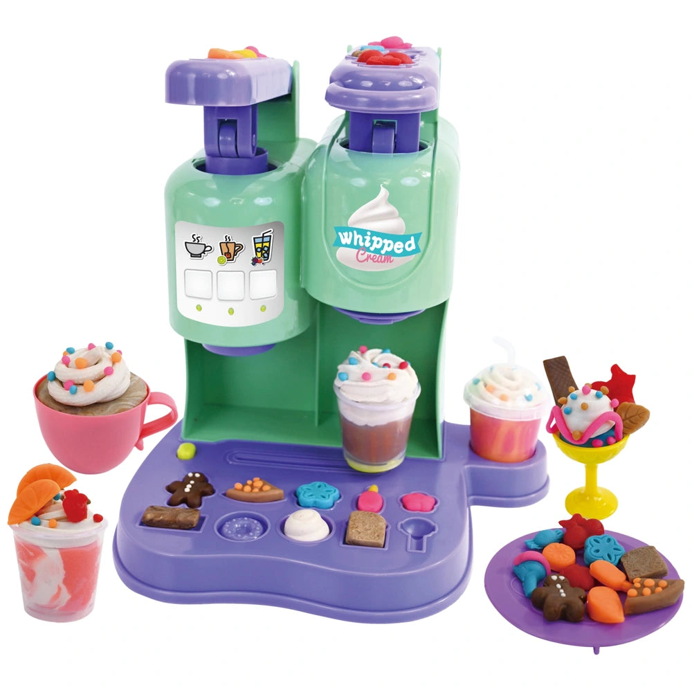 Dough Tubs Playset Ice Cream And Coffee Machine