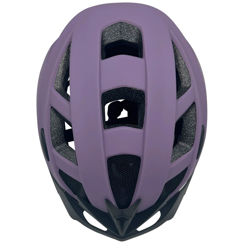 Verve Bike Helmet With Rear Led Light Purple Size 54 - 58Cm