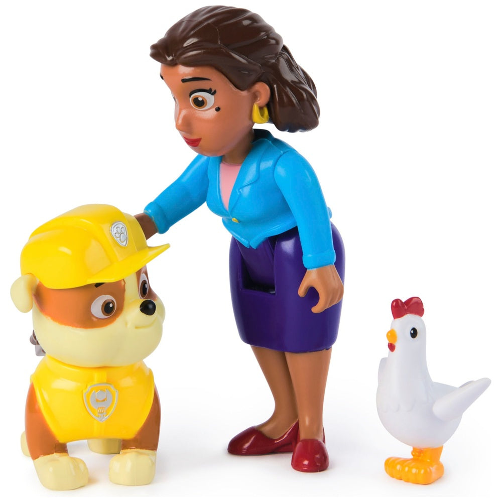 Paw Patrol Rubble, Mayor Goodway And Chickaletta Figure 3 Pack
