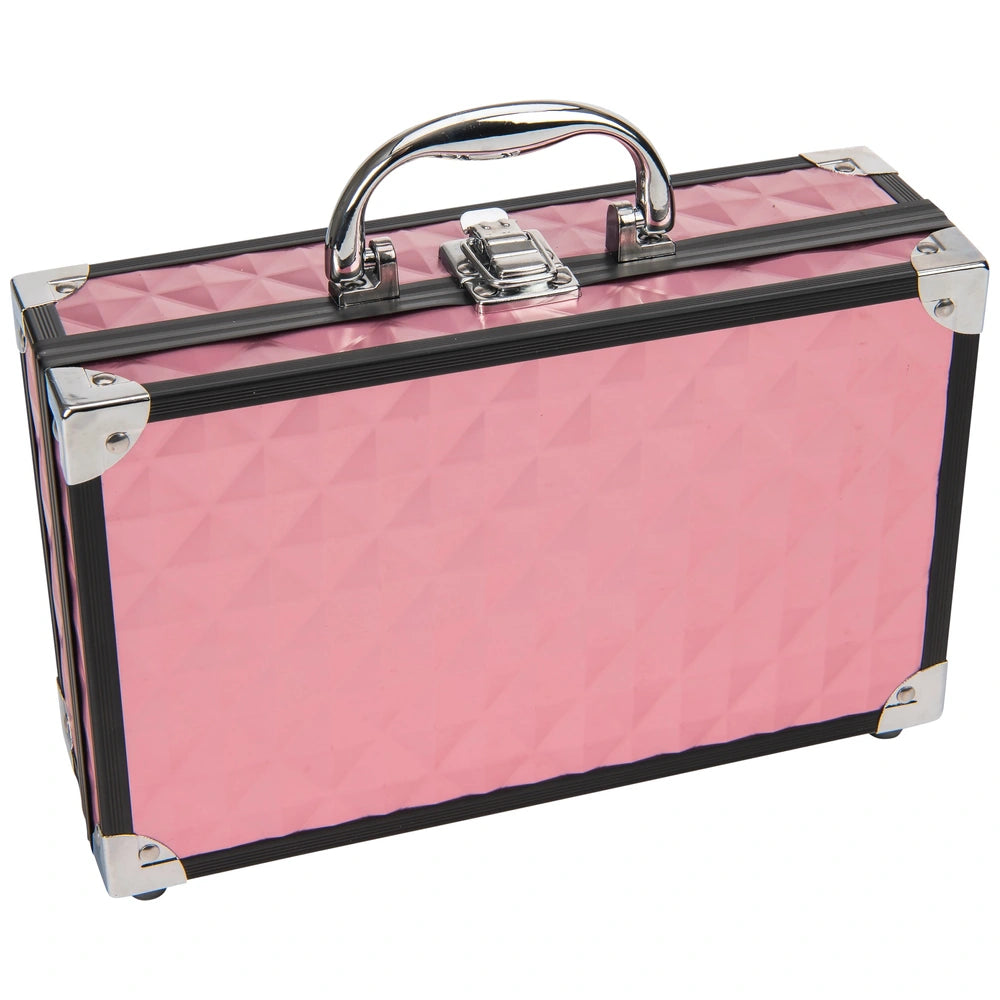 Mya Pink And Black Makeup Case