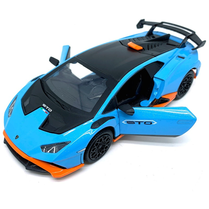 1:32 Lamborghini Huracan Sto Pull Back Diecast Car