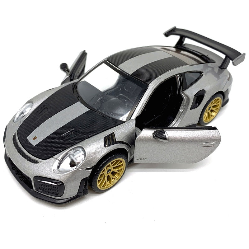1:32 Porsche 911 Gt2 Rs Wp Pull Back Diecast Car