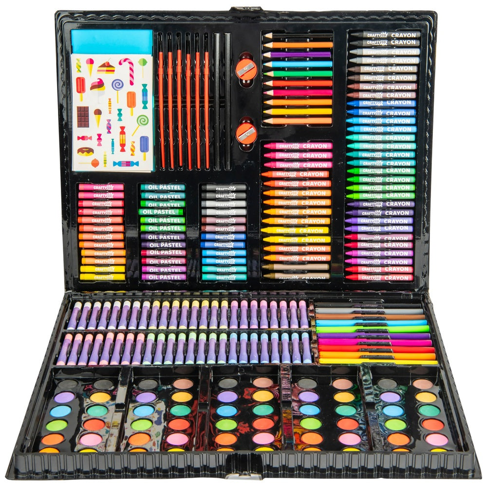 Crafty Co. 250 Piece Kids Art Set