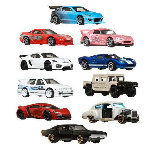 Hot Wheels Fast & Furious Vehicle 10 Pack