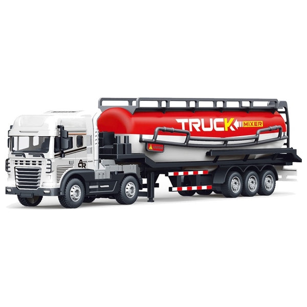 Diecast Cement Tanker Trailer With Lights And Sounds
