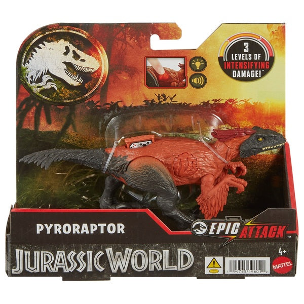 Jurassic World Epic Attack Pyroraptor Dinosaur Figure