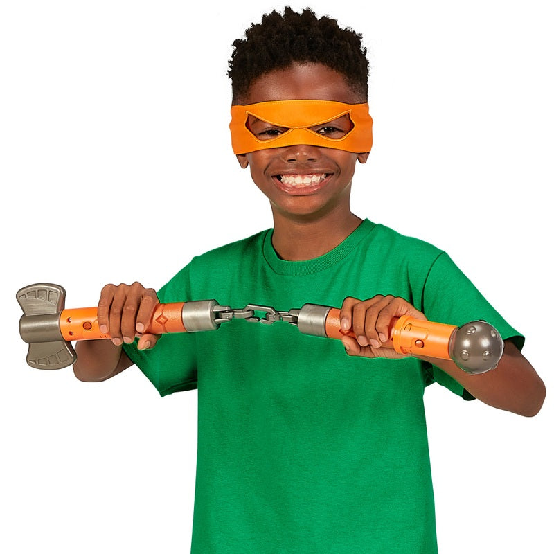 Tales Of Teenage Mutant Ninja Turtles Build 'N Battle Michelangelo Ninja Reveal Playset