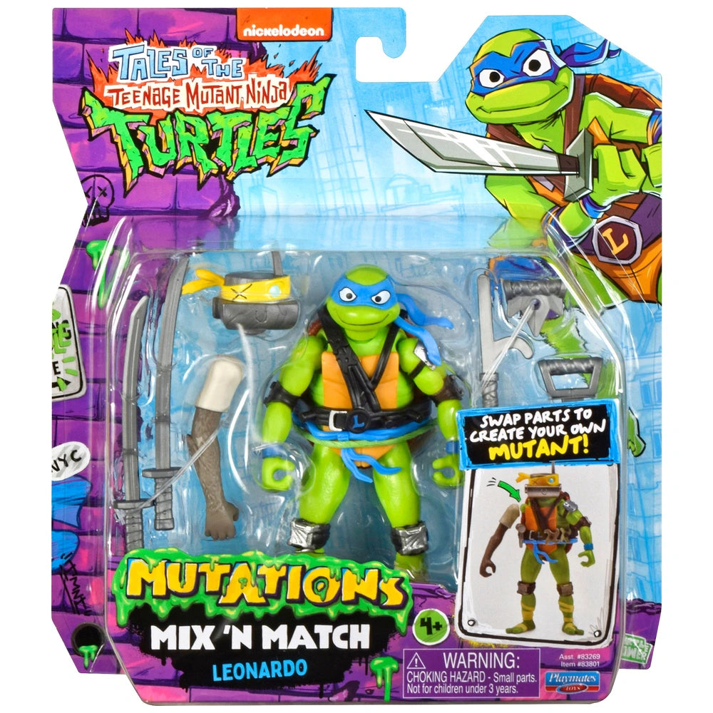 Tales Of Teenage Mutant Ninja Turtles Mix 'N Match Mutations Leonardo Figure