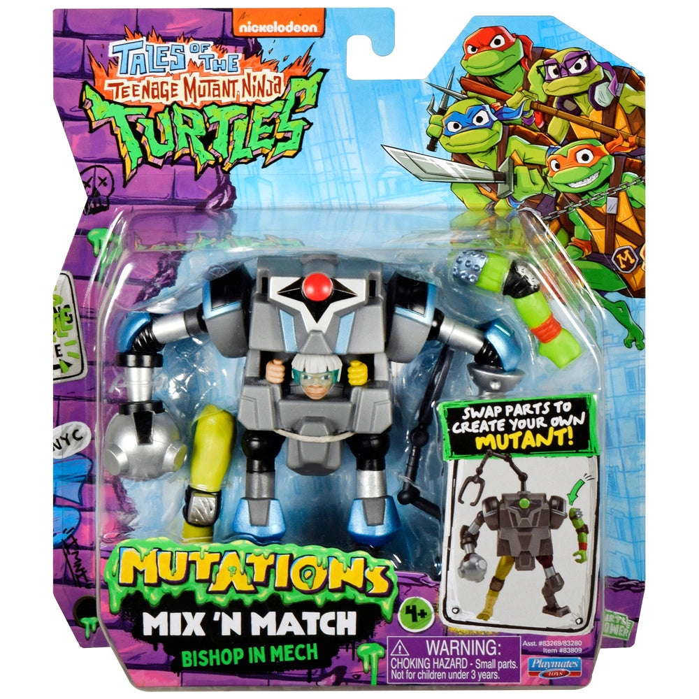 Tales Of Teenage Mutant Ninja Turtles Mix 'N Match Mutations Bishop Figure