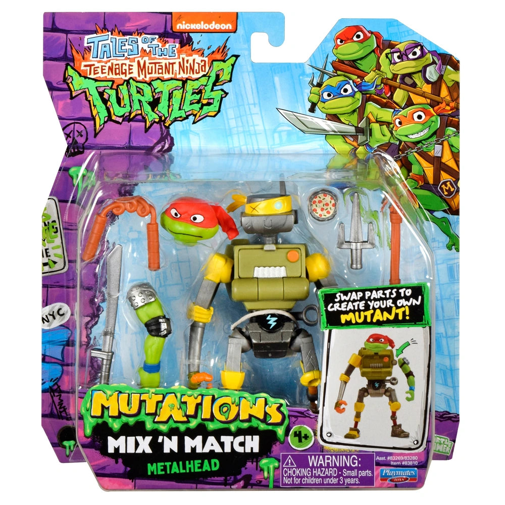 Tales Of Teenage Mutant Ninja Turtles Mix 'N Match Mutations Metalhead Figure
