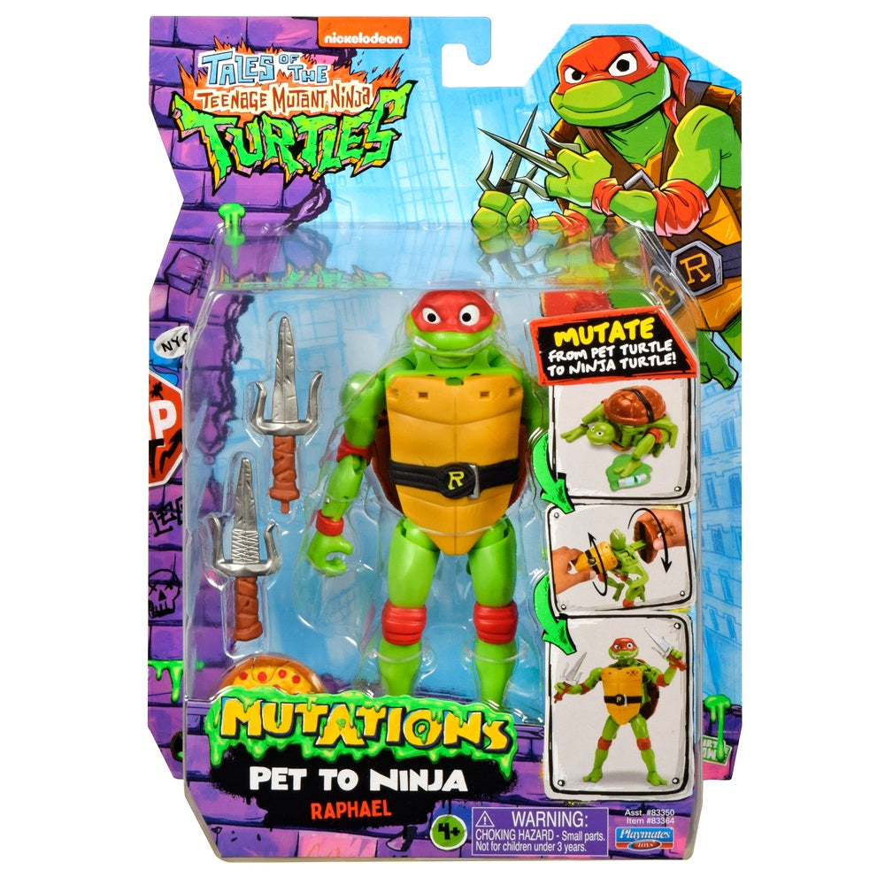 Tales Of Teenage Mutant Ninja Turtles Pet To Ninja Mutations Raphael Action Figure