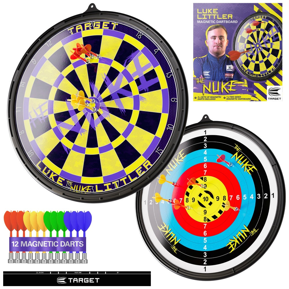 Luke Littler Dart Board Magnetic Darts Set