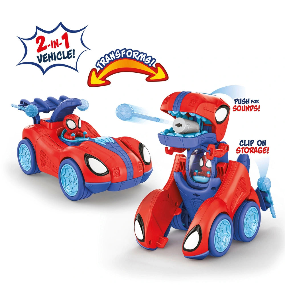 Marvel Spidey And His Amazing Friends Spidey-Rex Racer Vehicle