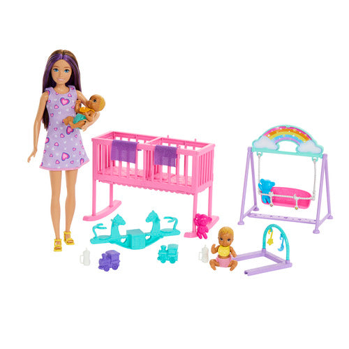 Barbie Skipper Babysitter Doll And Nursery Playset