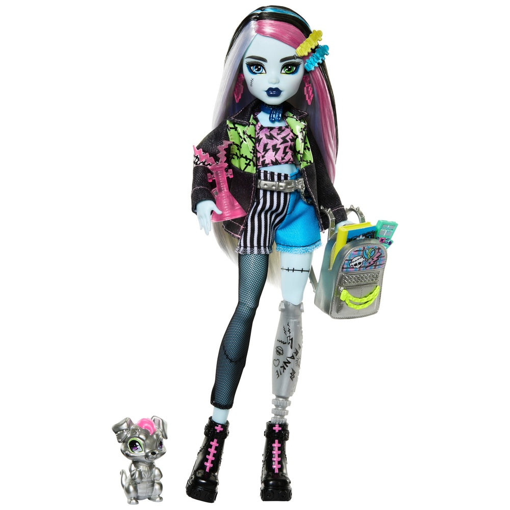 Monster High Frankie Stein Doll With Pet & Accessories