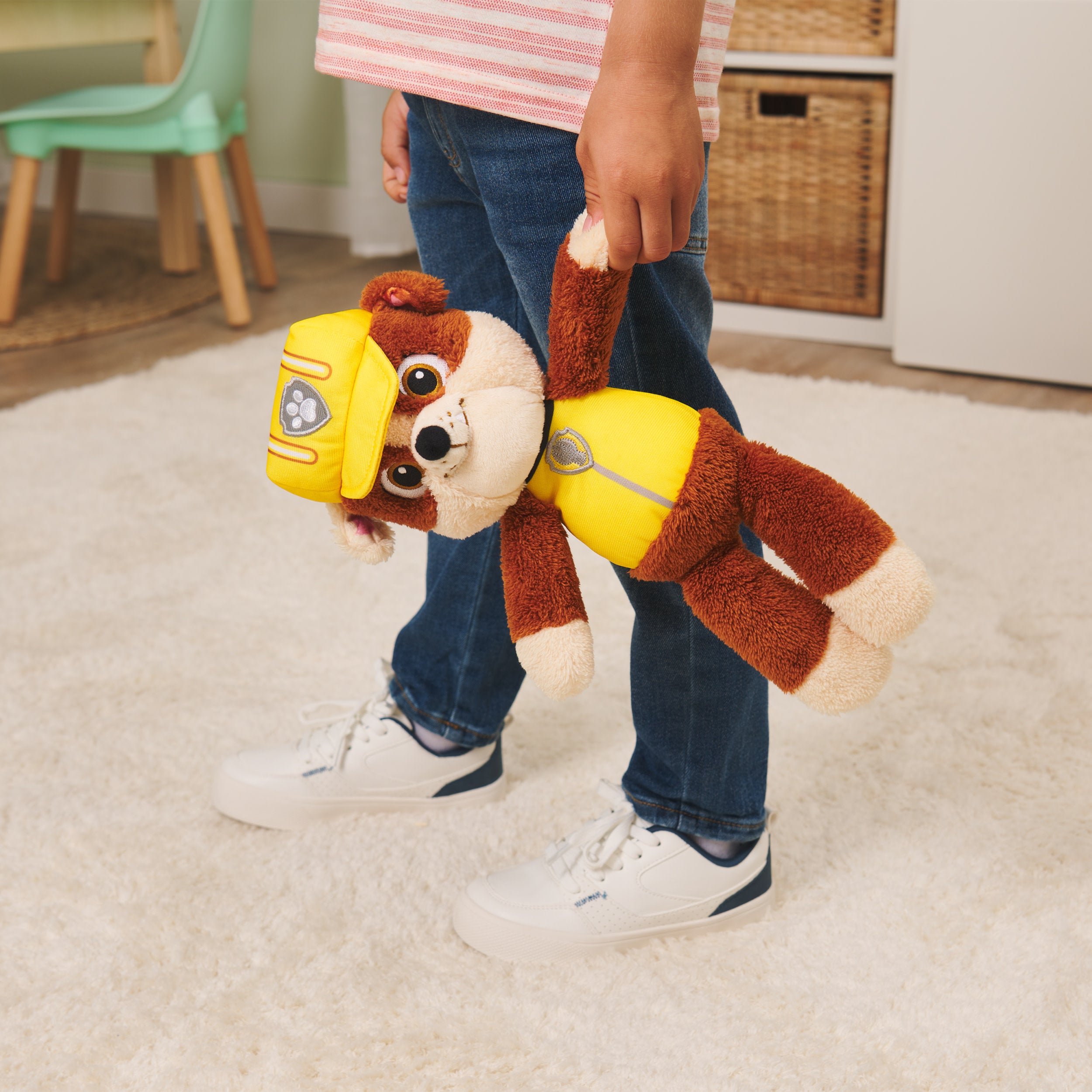 Gund Paw Patrol Official Rubble Take-Along Buddy Plush Toy 33Cm