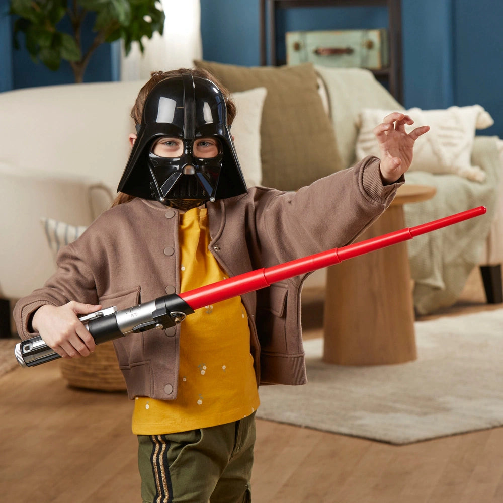 Star Wars Darth Vader Dark Side Set With Action Figure, Lightsaber And Mask