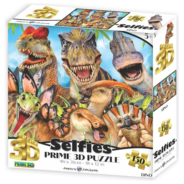 Dinosaur Selfie 150 Piece 3D Puzzle