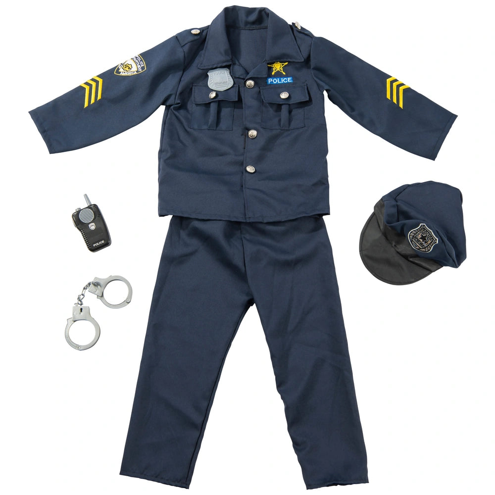 Police Costume And Accessories Dress-Up Set