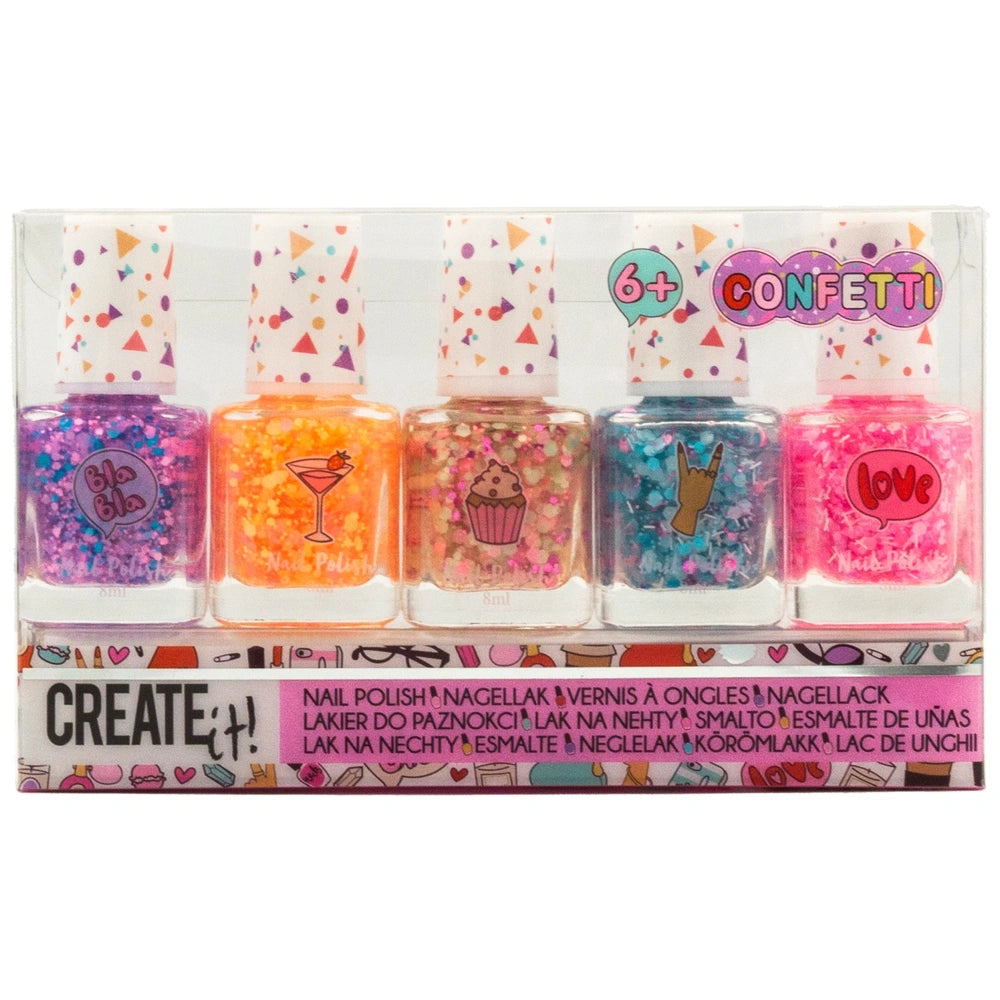 Create It! Nail Polish Confetti 5 Pack
