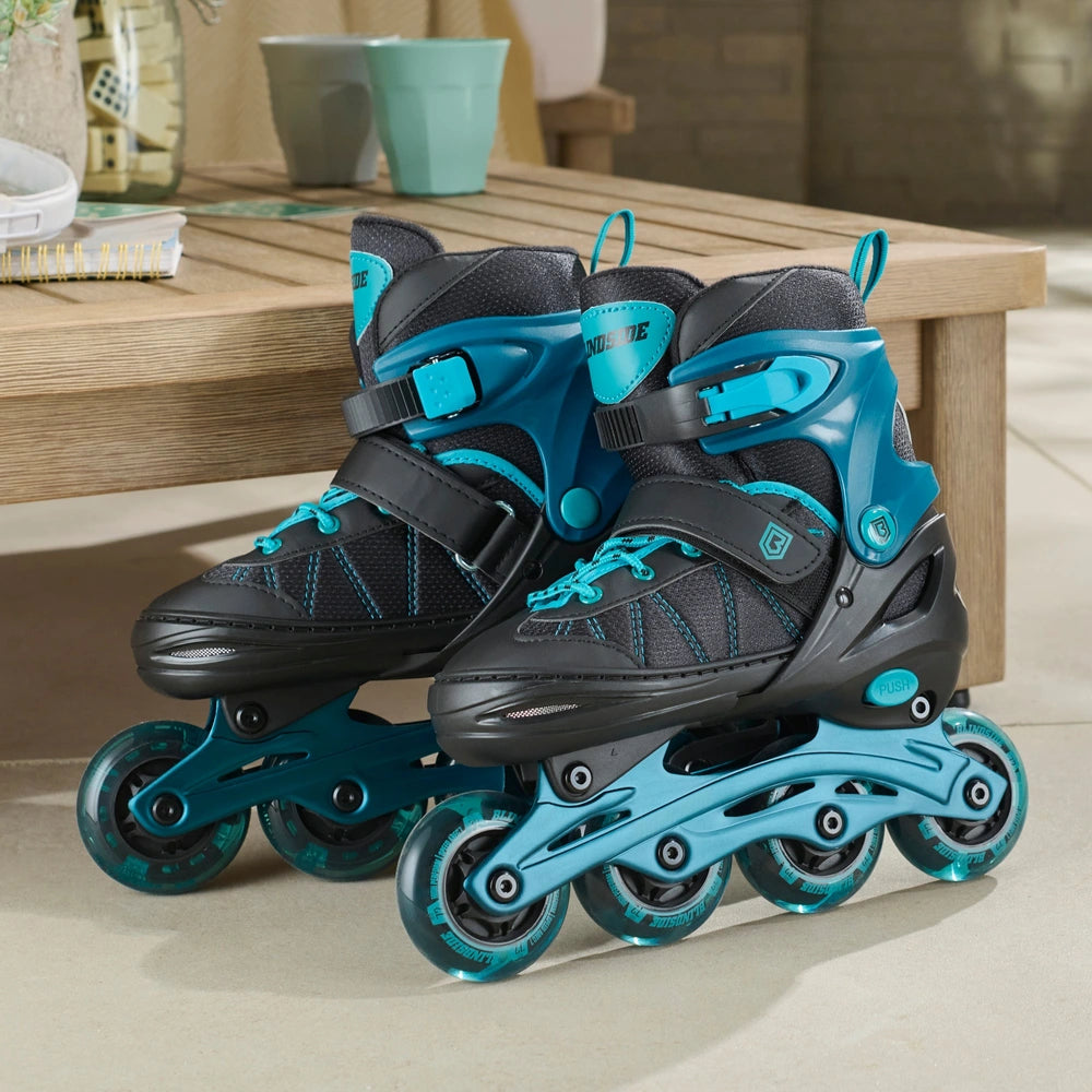Blindside Inline Skates With Led Wheels Uk Size 2 - 4