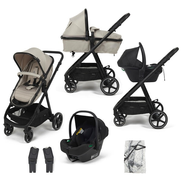Origin Xti By Babylo 2-In-1 Travel System Bundle With Enfasafe R129 Car Seat Oatmeal