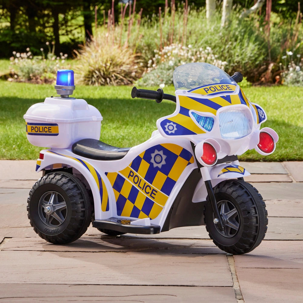 Police Motorcycle 7.4V Lithium Electric Ride On