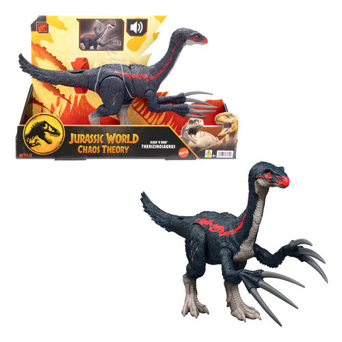 Jurassic World Chaos Theory Dinosaur Action Figure Slash 'N Roar Therizinosaurus