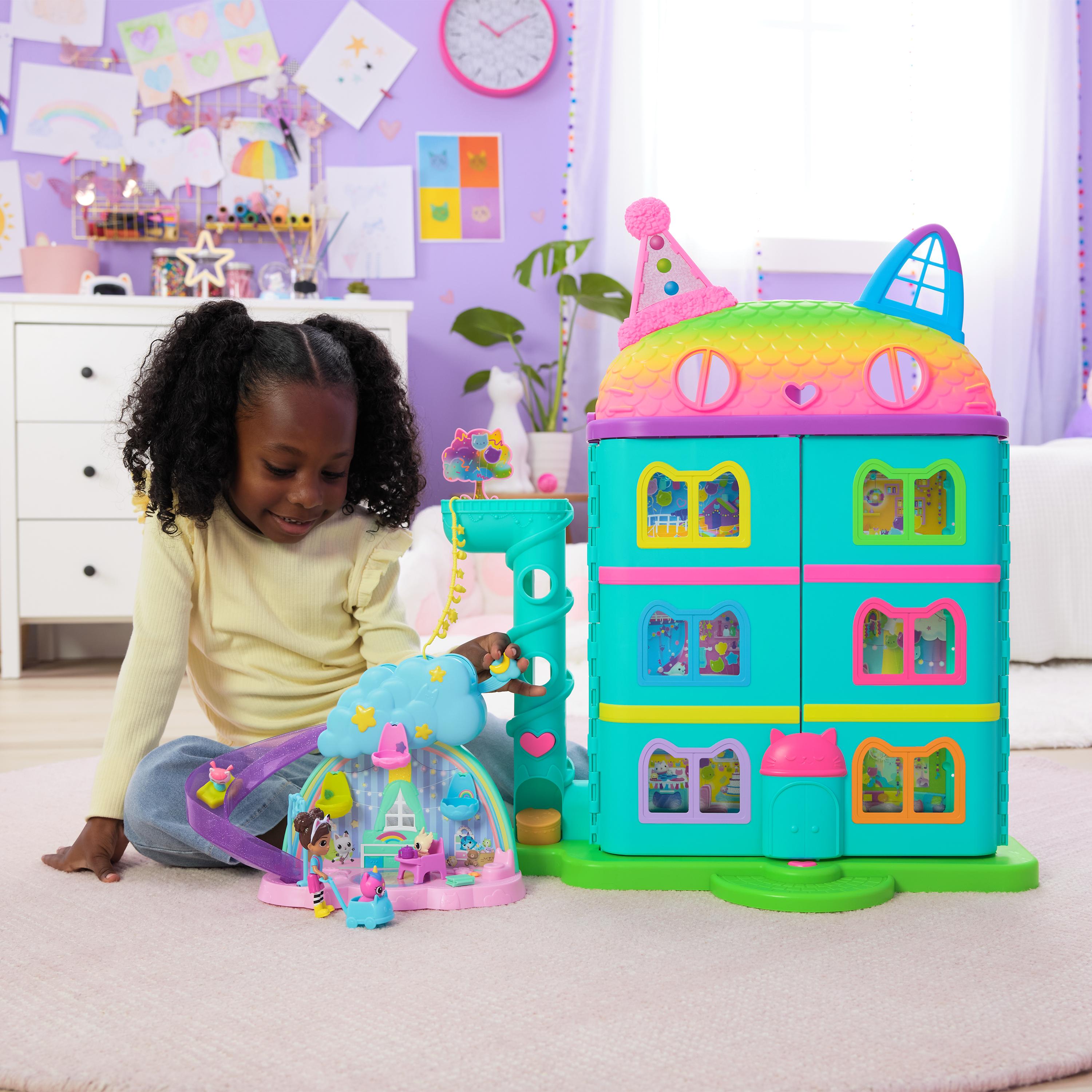 Gabby’s Dollhouse Kitty Care Ear Purrfect Playroom 17-Piece Playset