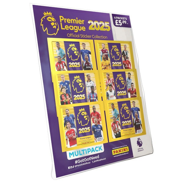 Panini Premier League 2025 Official Sticker Collection Multipack