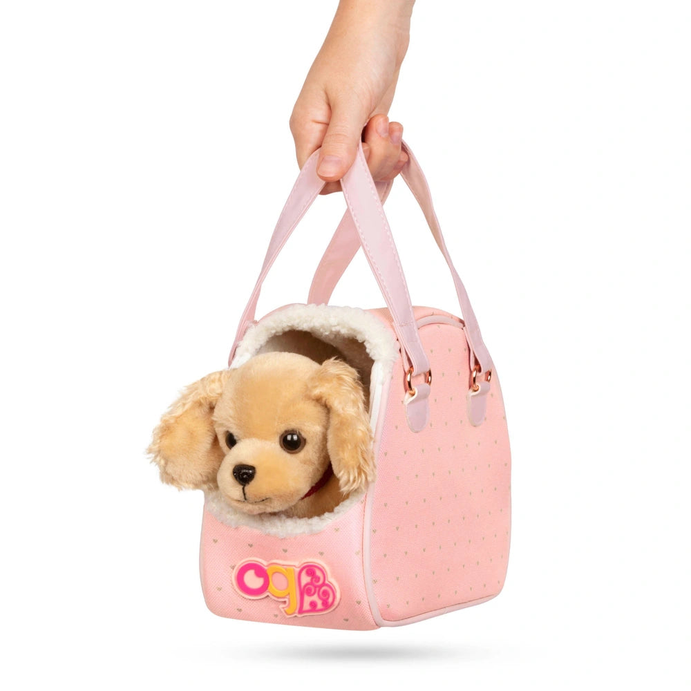Our Generation Hop In Dog Carrier Set