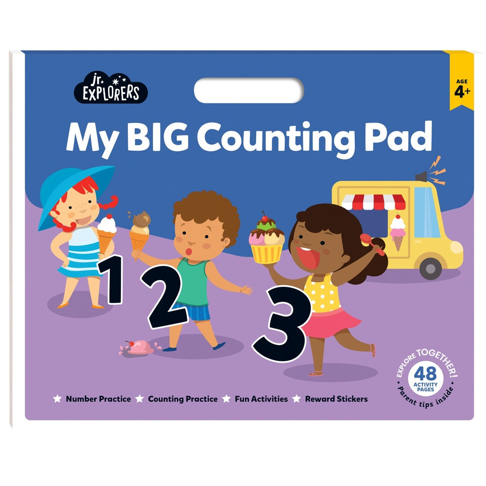 Jr. Explorers My Big Counting Pad Book
