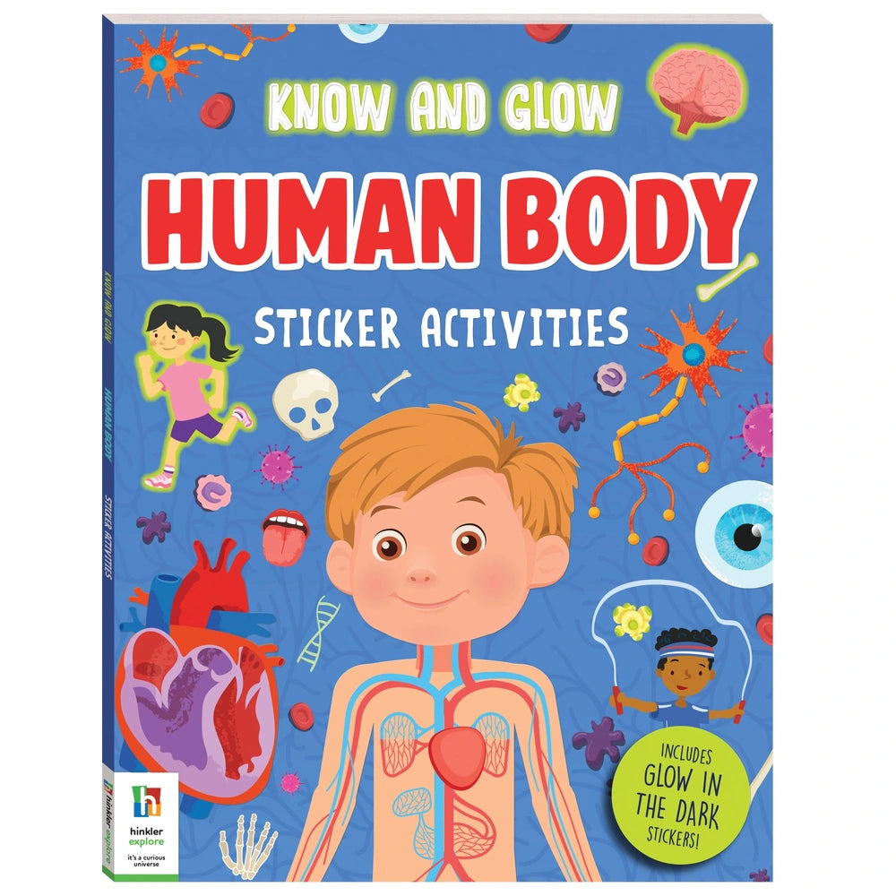 Know And Glow Human Body Sticker Activities Book